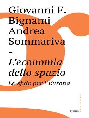 cover image of L'economia dello spazio